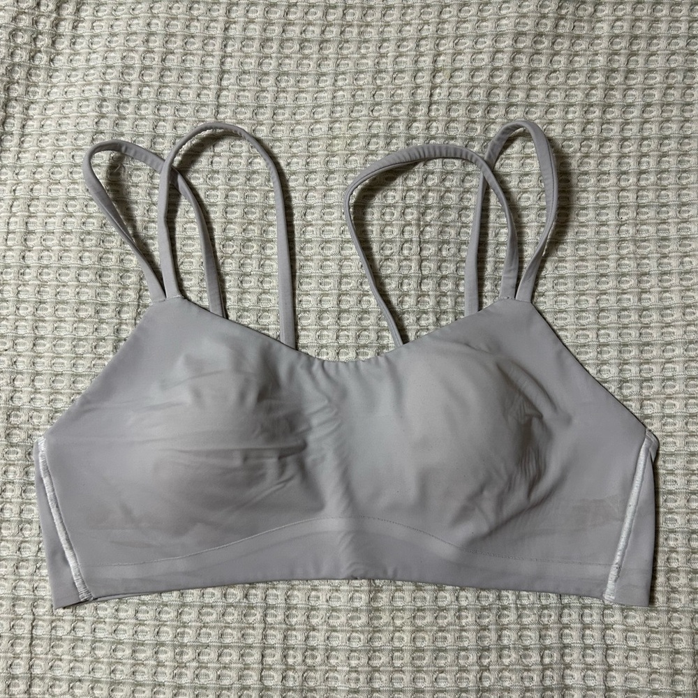 Lululemon Athletica Light Gray Sports Bra